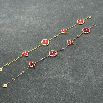 [OAKJURI Jewelry]STAR AND SUN CARNELIAN 4 MOTIFS 3 DIAMONDS