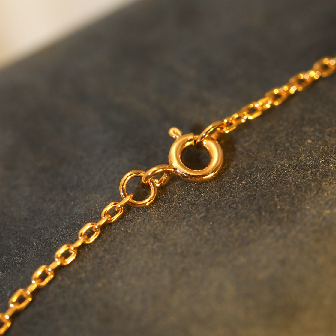 [OAKJURI Jewelry]SUN PEDANT PINK GOLD 1 DIAMOND NECKLACE