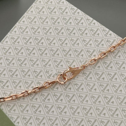 [OAKJURI Jewelry]LUCKY SPRING 15 MOTIFS ROSE GOLD NECKLACE