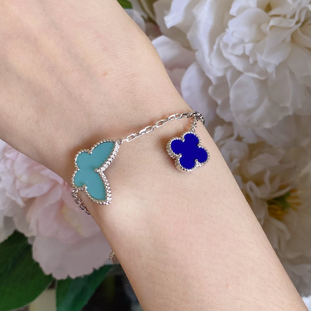 [OAKJURI Jewelry]LUCKY SPRING SILVER BRACELET 4 MOTIF