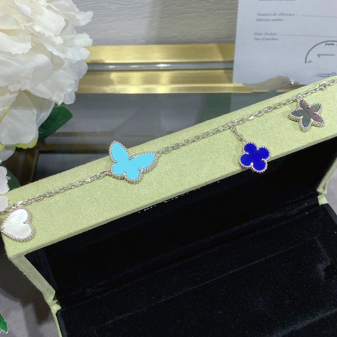 [OAKJURI Jewelry]LUCKY SPRING SILVER BRACELET 4 MOTIF