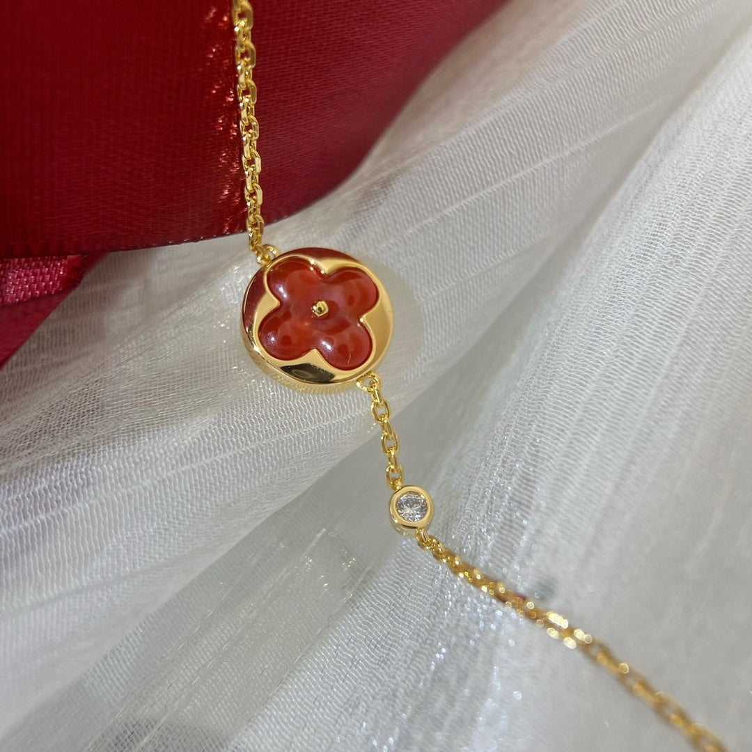 [OAKJURI Jewelry]SUN PEDANT CARNELIAN BRACELET