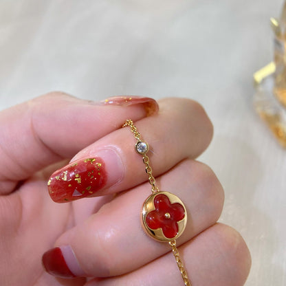 [OAKJURI Jewelry]SUN PEDANT CARNELIAN BRACELET