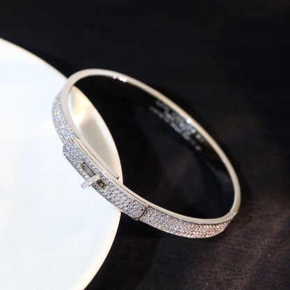 [OAKJURI Jewelry]KELLY BRACELET DIAMOND PAVED