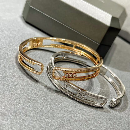 [OAKJURI Jewelry]MOVE 10TH PAVED DIAMOND BRACELET