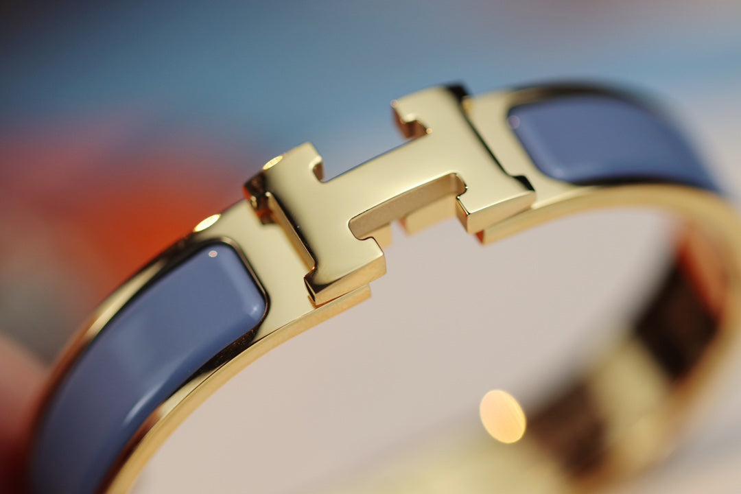 [OAKJURI Jewelry]H BRACELET 12MM BLUE GRAY