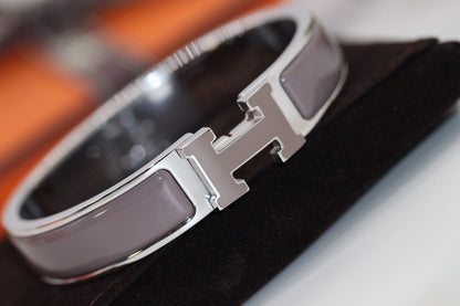 [OAKJURI Jewelry]H BRACELET 12MM BROWN