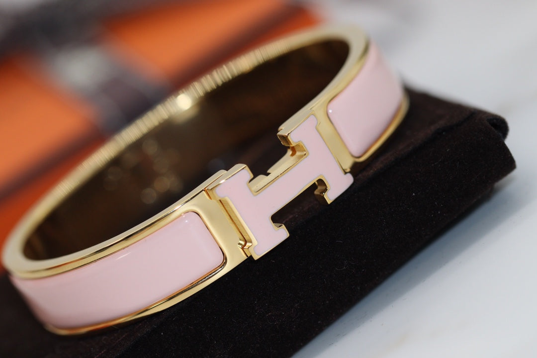 [OAKJURI Jewelry]H BRACELET 12MM PINK