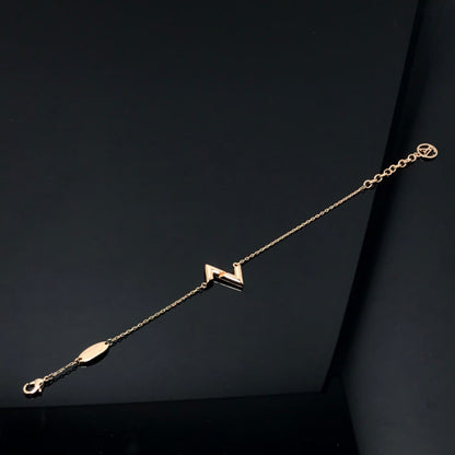 [OAKJURI Jewelry]VOLT LV LOGO BRACELET