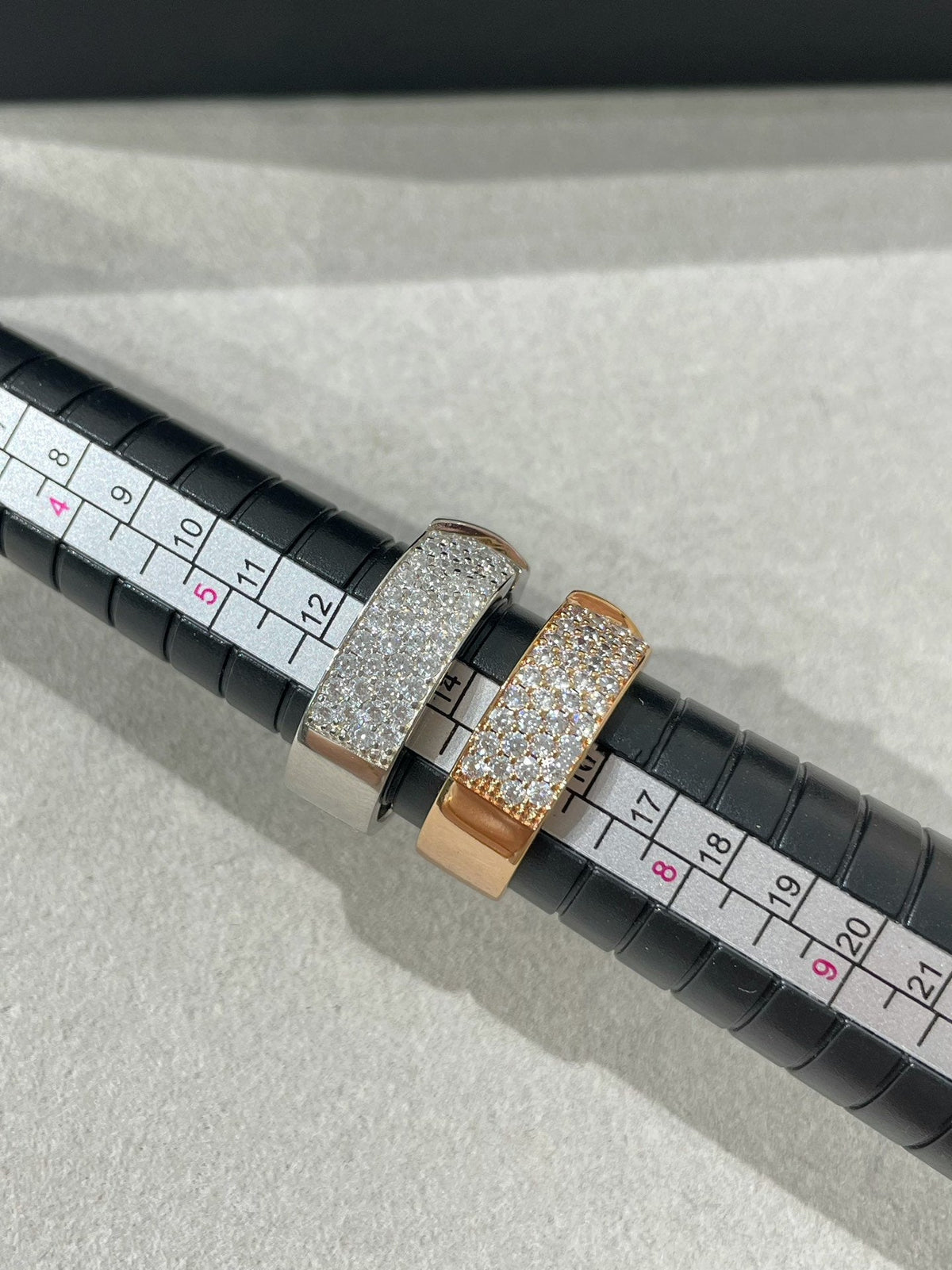 [OAKJURI Jewelry]LIENS EVIDENCE  DIAMOND PAVED RING