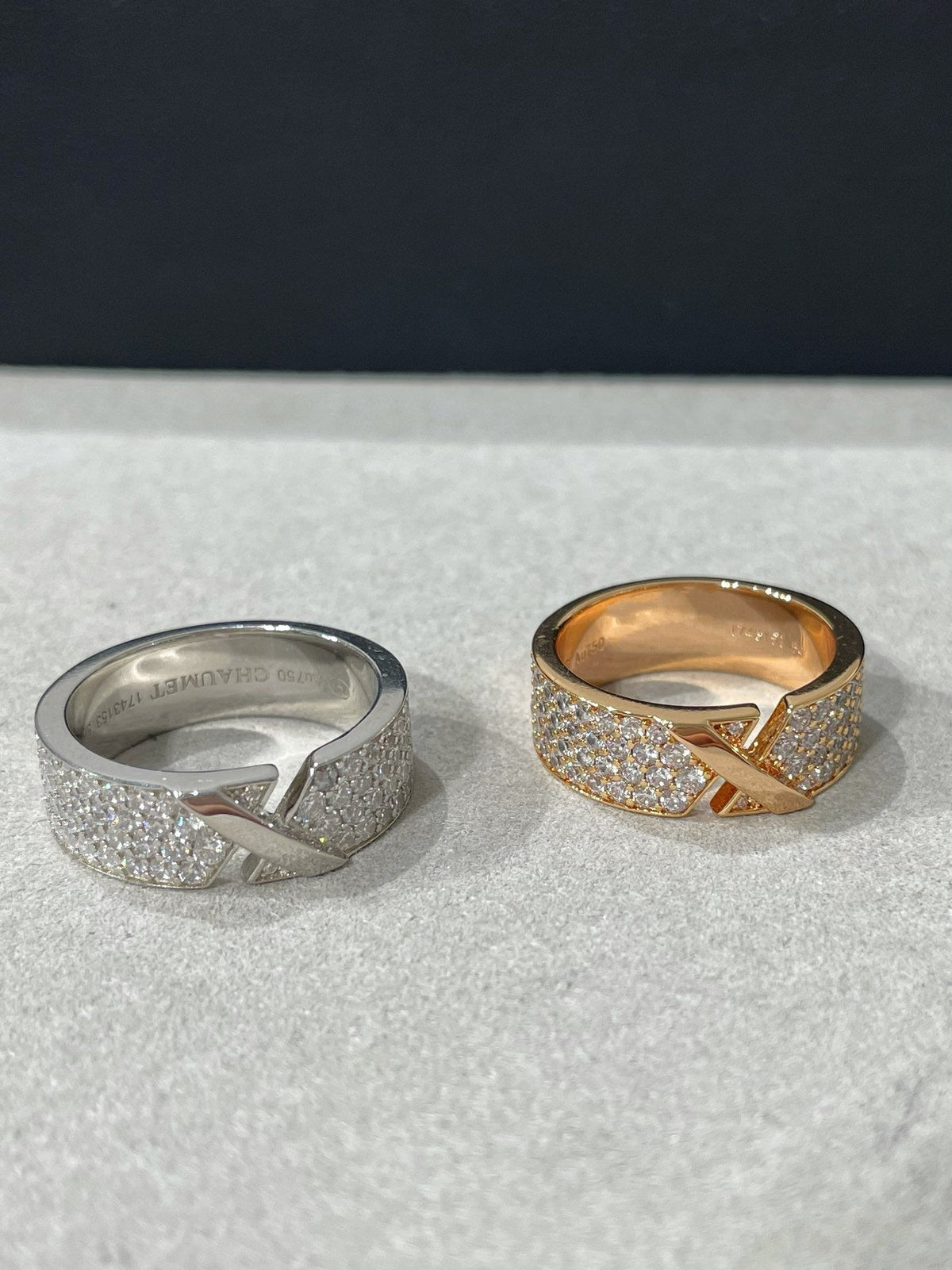 [OAKJURI Jewelry]LIENS EVIDENCE  DIAMOND PAVED RING