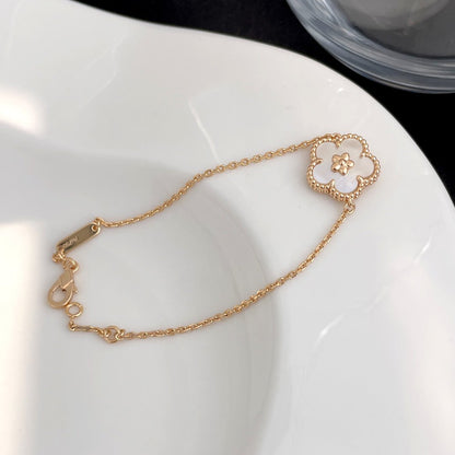 [OAKJURI Jewelry]LUCKY SPRING ROSE GOLD MOP BRACELET