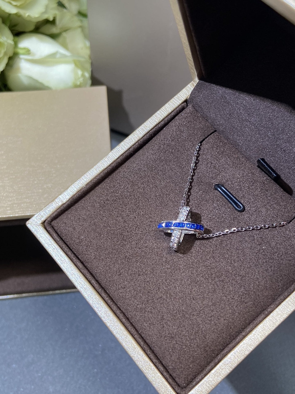 [OAKJURI Jewelry]LIENS DIAMOND SILVER NECKLACE