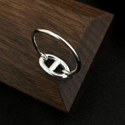 [OAKJURI Jewelry]RONDE SMALL SILVER DIAMOND RING