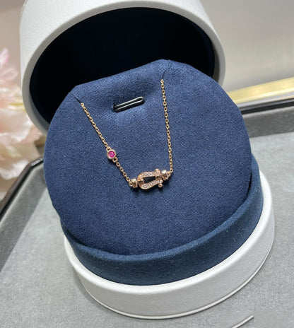 [OAKJURI Jewelry]FORCE 10 DIAMOND CHAIN LINK PINK GOLD BRACELET