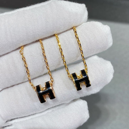 [OAKJURI Jewelry]MINI POP H NECKLACE