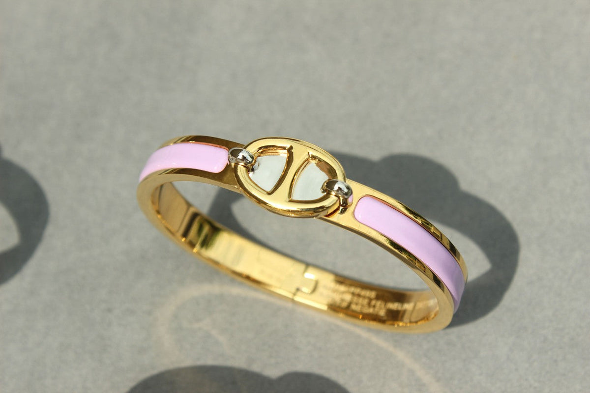 [OAKJURI Jewelry]CLIC CHAINE GOLD BRACELET