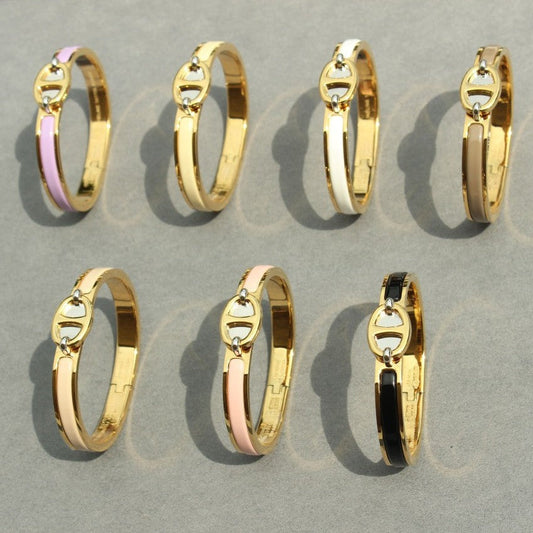 [OAKJURI Jewelry]CLIC CHAINE GOLD BRACELET