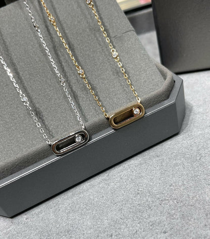 [OAKJURI Jewelry]MOVE UNO DIAMOND NECKLACE