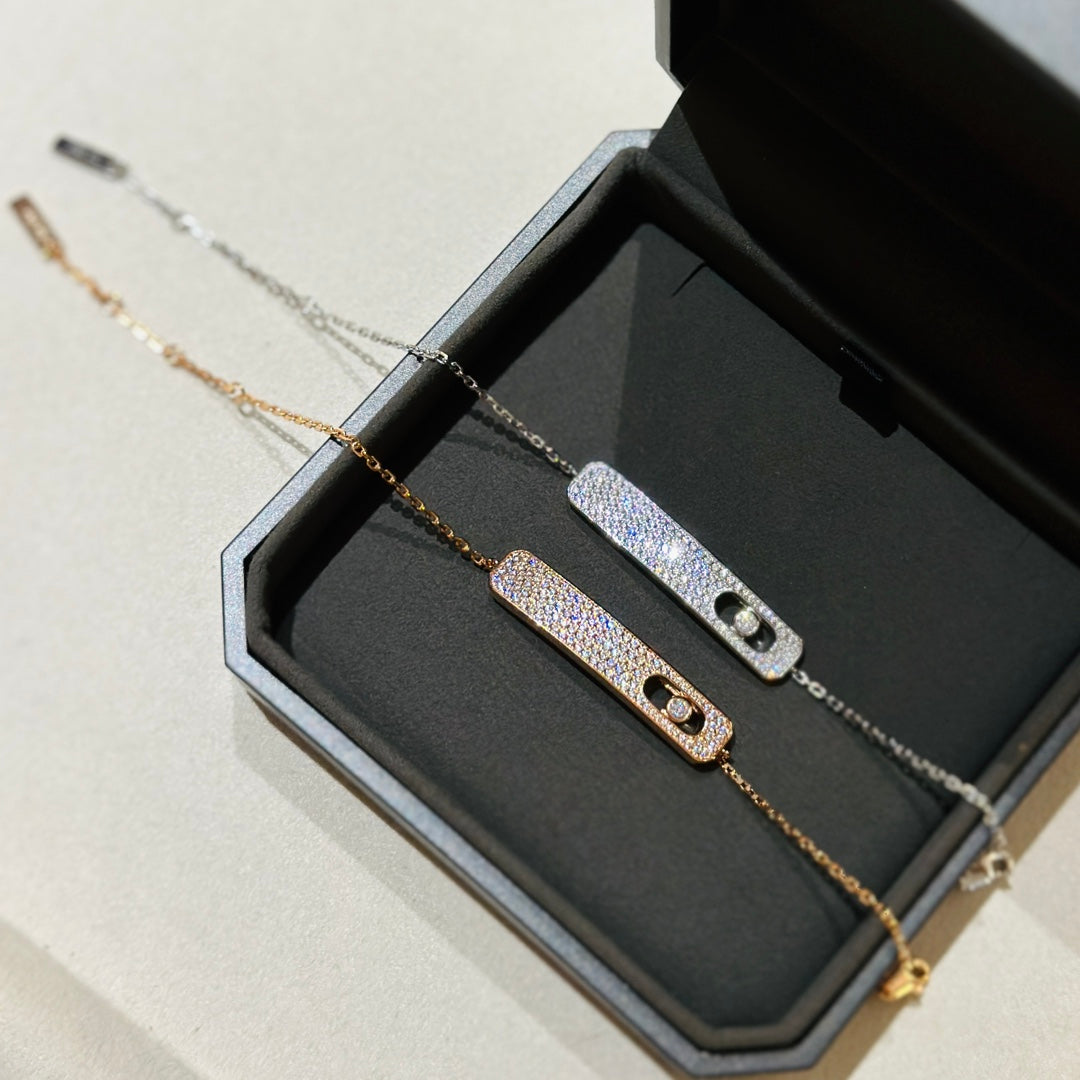 [OAKJURI Jewelry]MOVE CLASSIQUE DIAMOND PAVED BRACELET