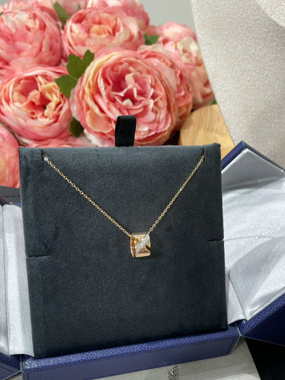 [OAKJURI Jewelry]LIENS EVIDENCE DIAMOND NECKLACE
