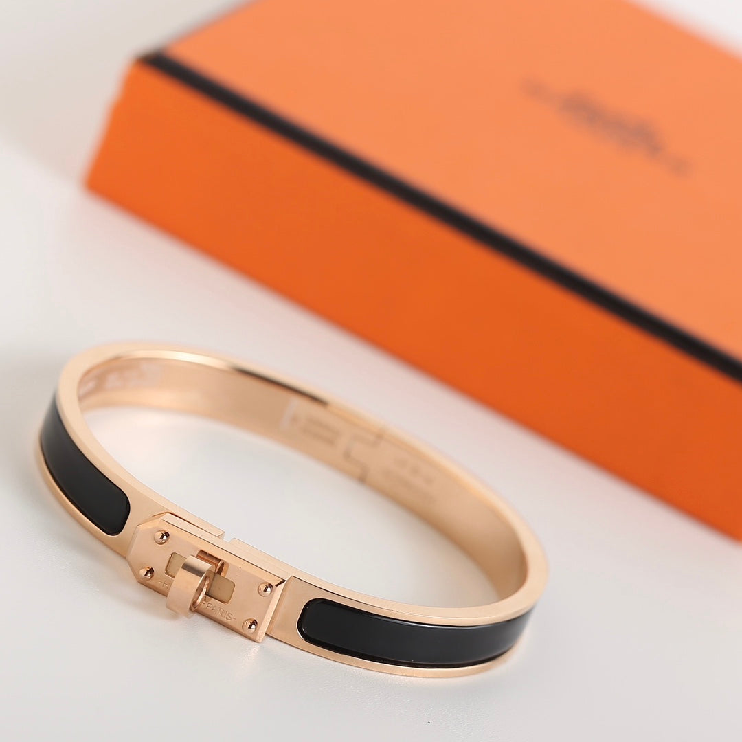 [OAKJURI Jewelry]HM KELLY BLACK BRACELET