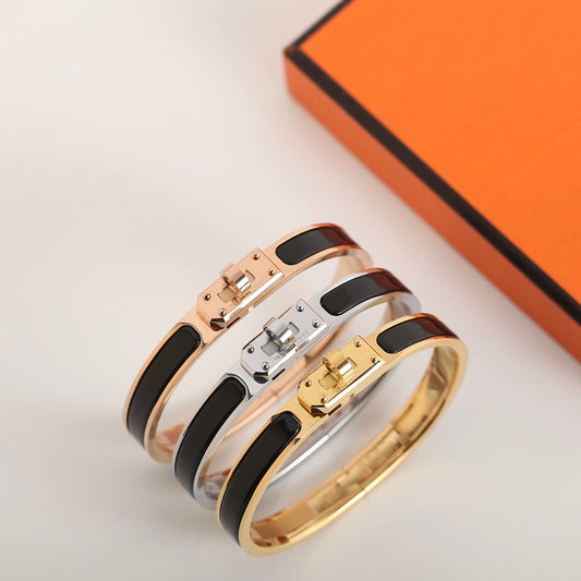 [OAKJURI Jewelry]HM KELLY BLACK BRACELET