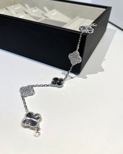 [OAKJURI Jewelry] CLOVER 5 MOTIF LASER BRACELET COLLECTION