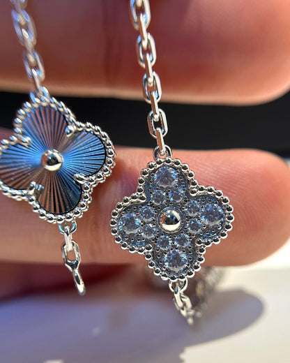 [OAKJURI Jewelry] CLOVER 5 MOTIF LASER BRACELET COLLECTION