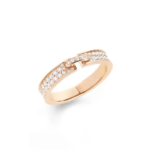 [OAKJURI Jewelry]ALLIANCE LIENS VIDENCE PAVED DIAMOND 4MM RING