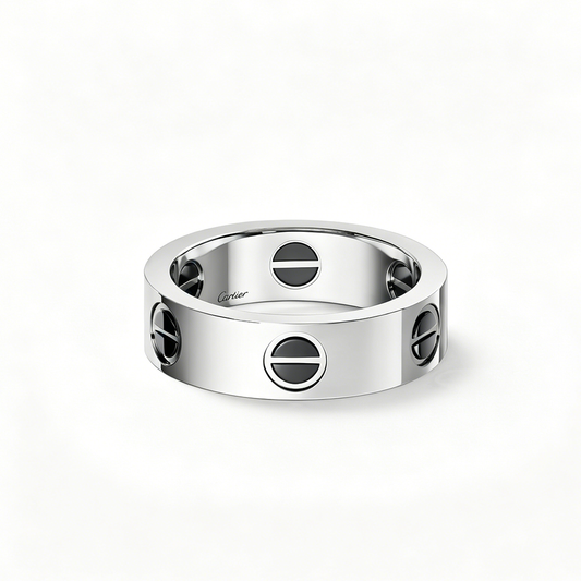 [OAKJURI Jewelry] LOVE RING 5.5MM NO DIAMONDS  CERAMIC