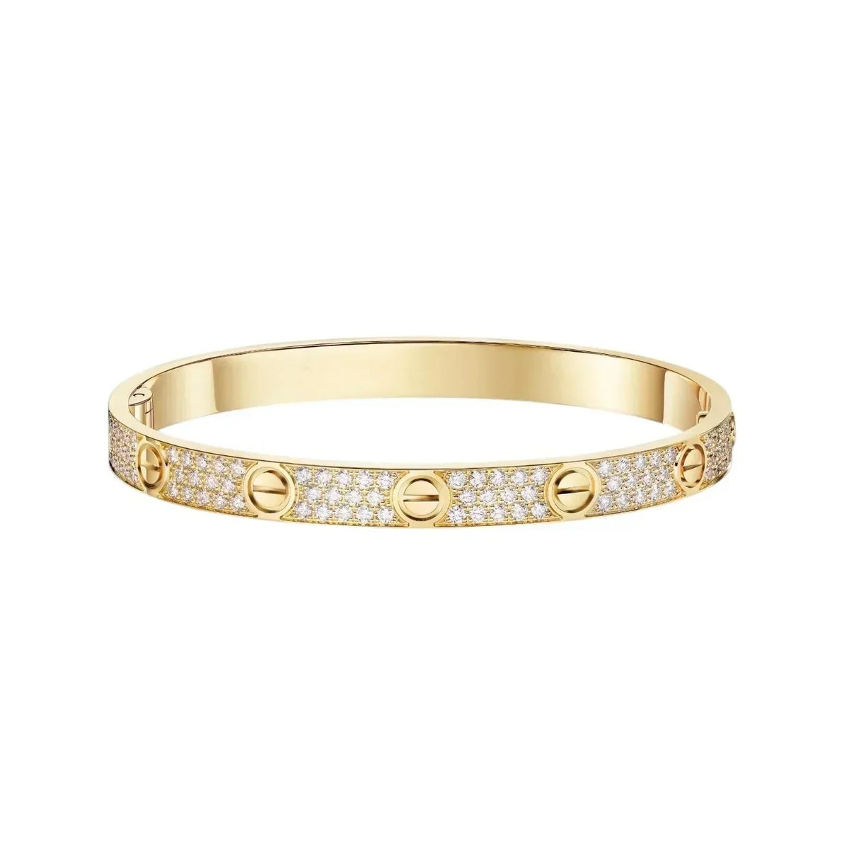 [OAKJURI Jewelry] LOVE & JUSTE & Blue Veins Clover 5-Motif Diamond Bracelet Stack Set