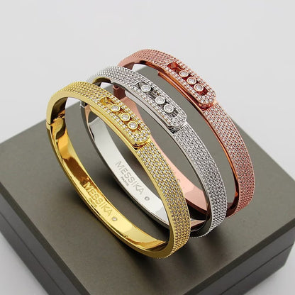 [OAKJURI Jewelry]Move Noa Full Pavé Diamond Bangle Bracelet