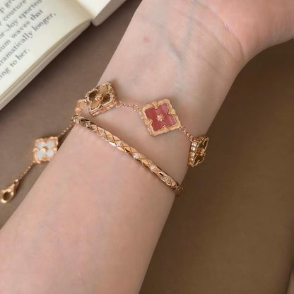 [OAKJURI Jewelry JEWELRY] OPERA 5 MOTIFS TULLE ENAMEL BRACELET