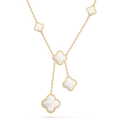 [OAKJURI Jewelry]CLOVER MOTHER OF PEARL NECKLACE 6 MOTIF