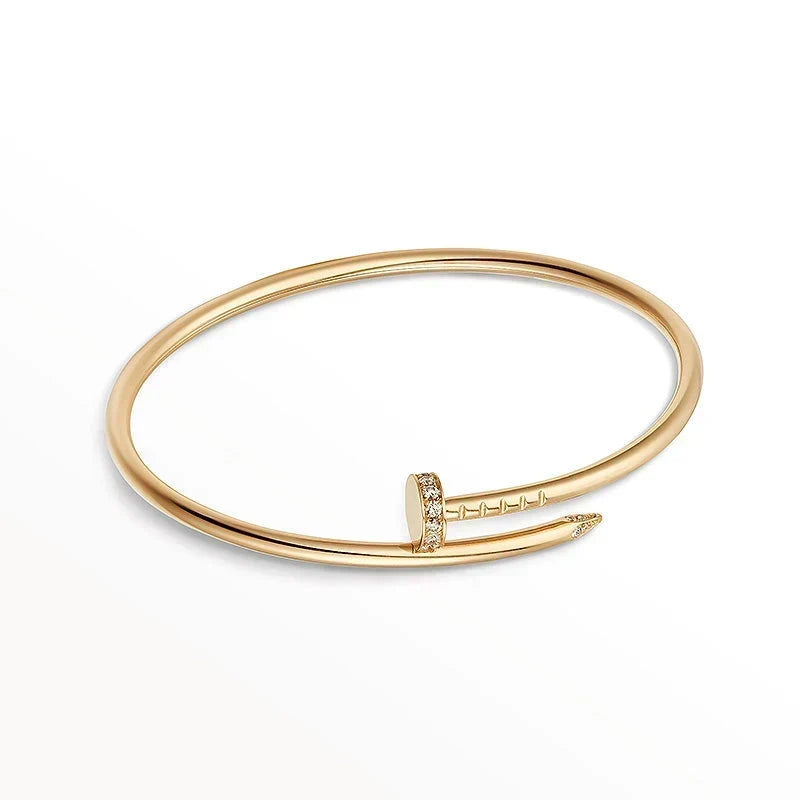 [OAKJURI Jewelry] Panthère & LOVE  & JUSTE  Diamond Bracelet Stack Set