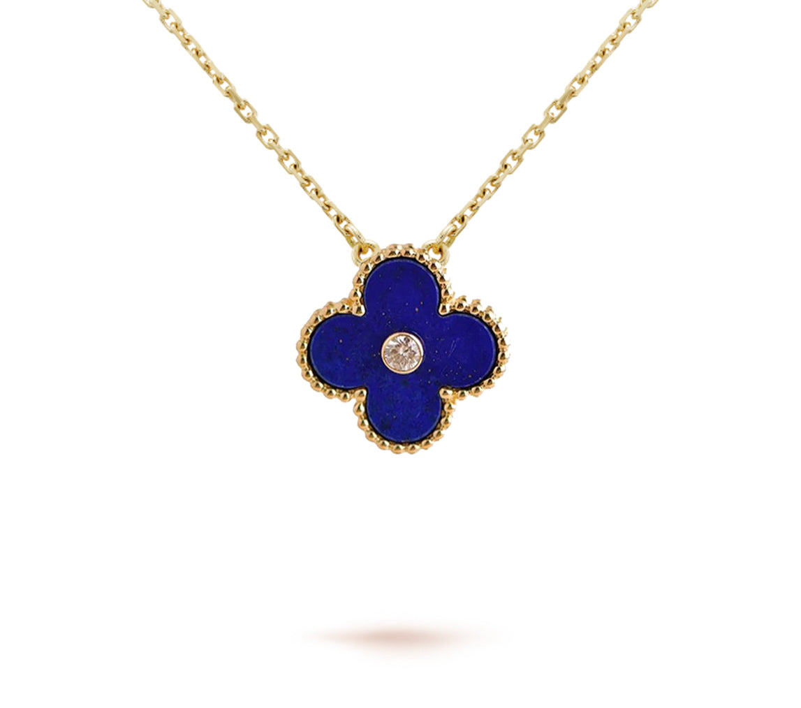 [OAKJURI Jewelry]CLOVER 15MM CHRISTMAS LIMITED EDITION SINGLE FLOWER NECKLACE