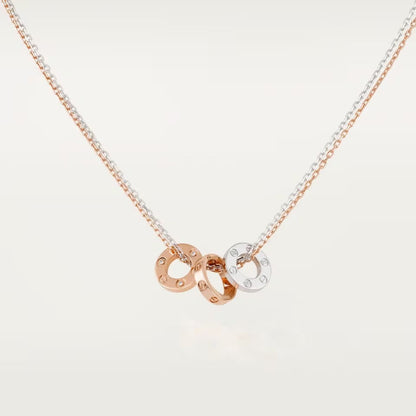 [OAKJURI Jewelry] LOVE 6 DIAMOND PENDANT NECKLACE
