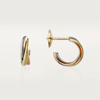 [OAKJURI Jewelry] TRINITY ON DIAMOND MINI EARRINGS
