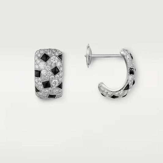 [OAKJURI Jewelry] PANTHERE MINI FULL DIAMOND EARRINGS
