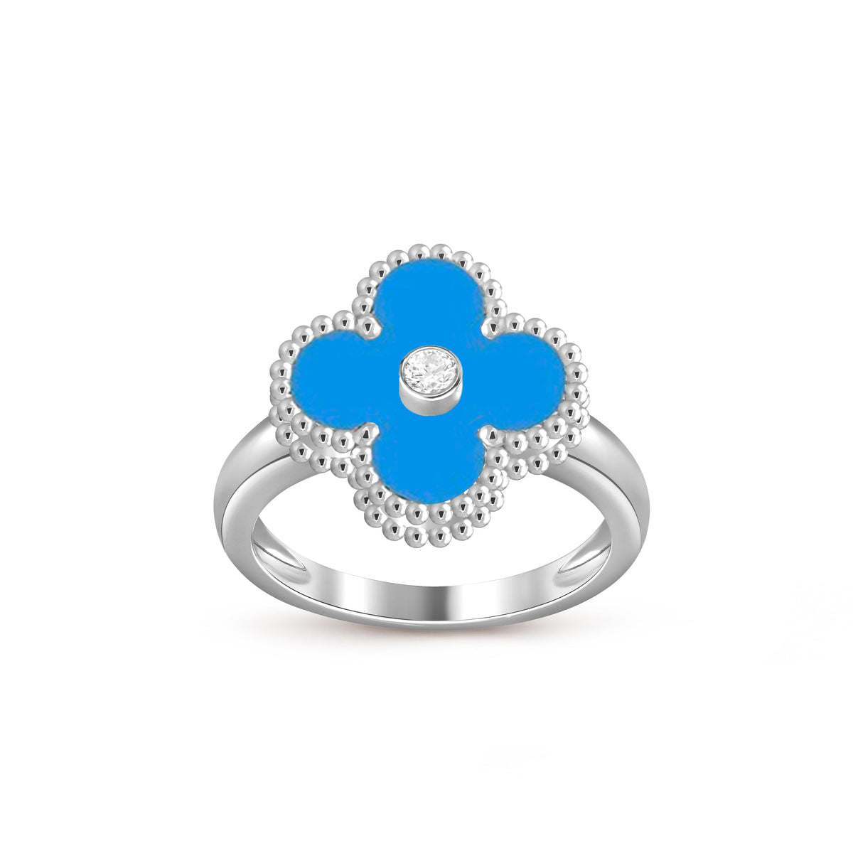 [OAKJURI Jewelry]CLOVER SILVER DIOMND RING COLLECTION
