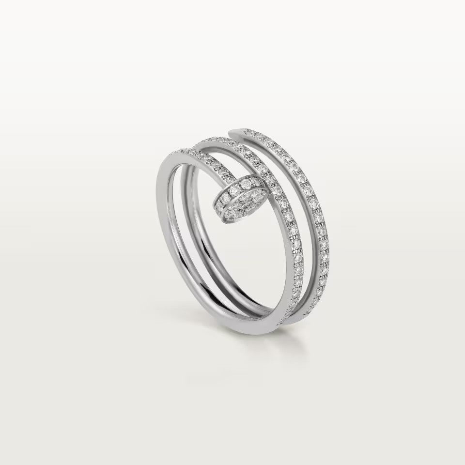 [OAKJURI Jewelry] JUSTE RING 4.8MM FULL DIAMOND