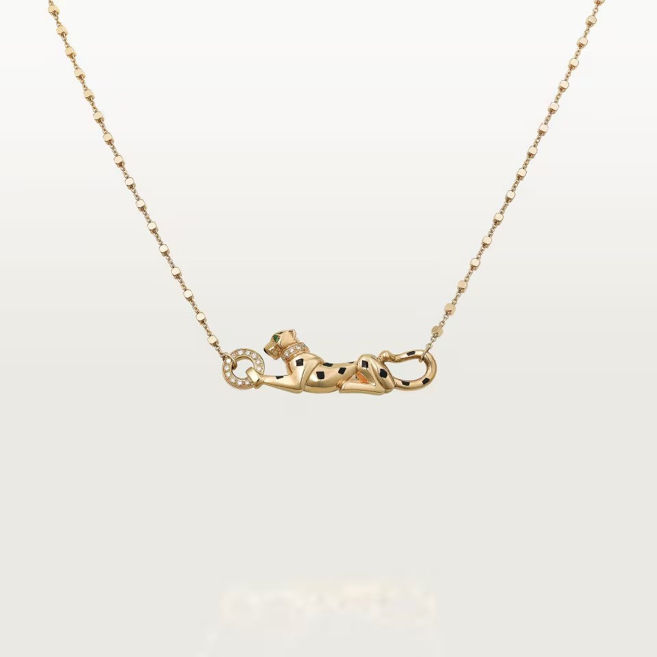 [OAKJURI Jewelry] PANTHERE FULL DIAMOND NECKLACE
