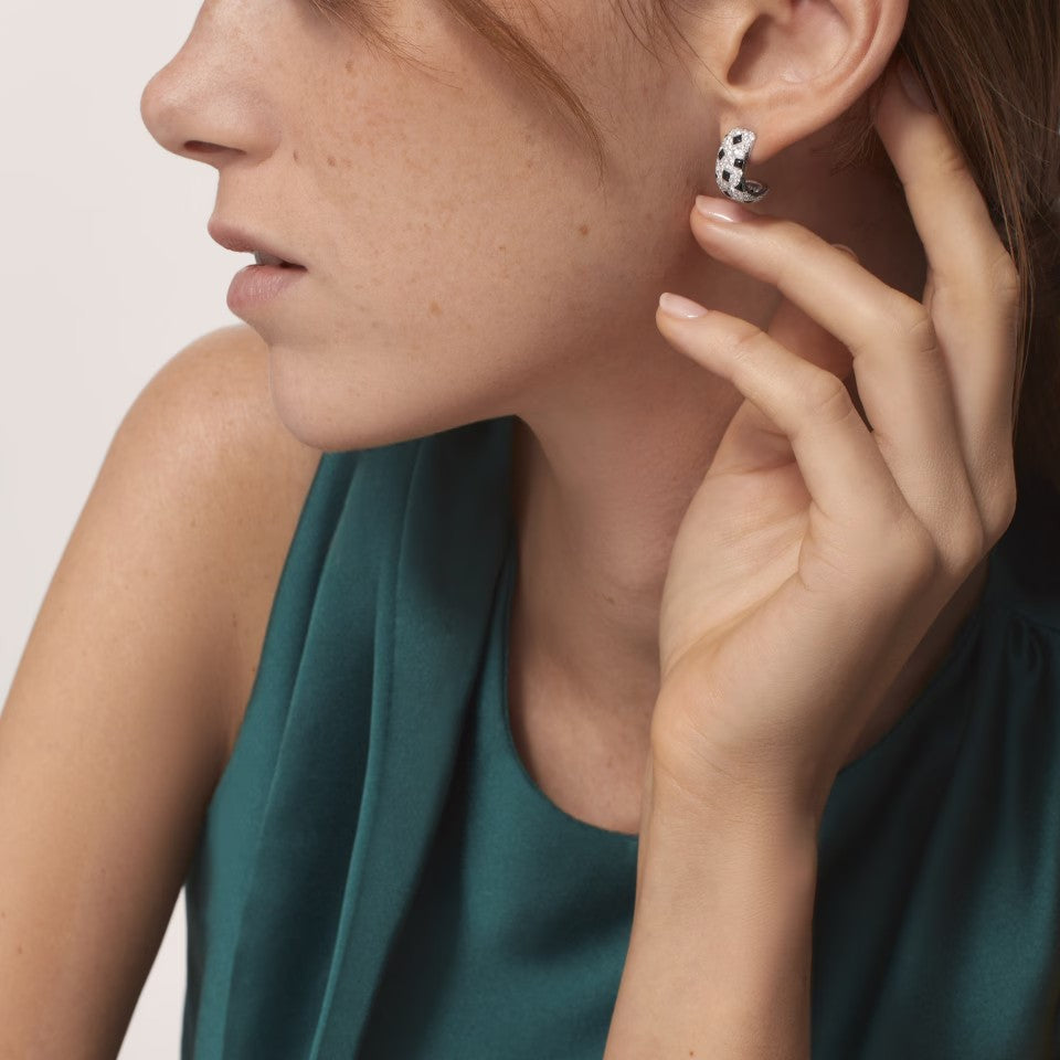 [OAKJURI Jewelry] PANTHERE MINI FULL DIAMOND EARRINGS