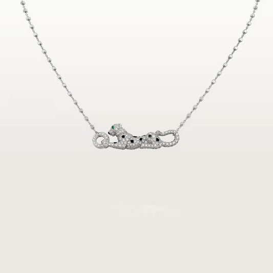 [OAKJURI Jewelry] PANTHERE PAVED DIAMOND NECKLACE