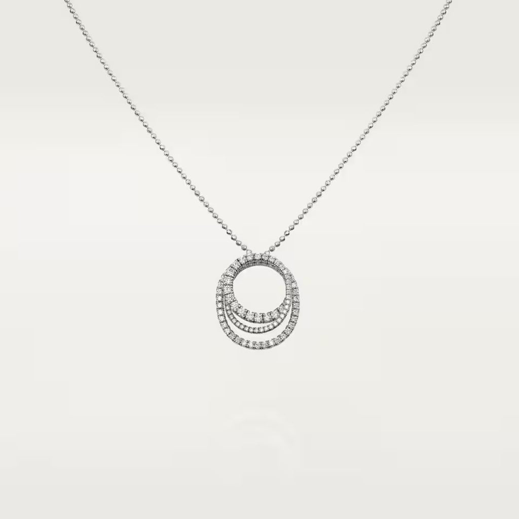 [OAKJURI Jewelry] ETINCELLE  FULL DIAMOND NECKLACE
