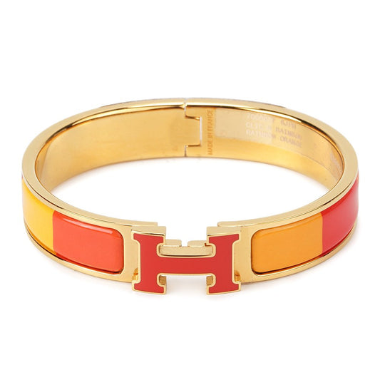 [OAKJURI Jewelry]H BRACELET ORANGE RAINBOW CERAMIC