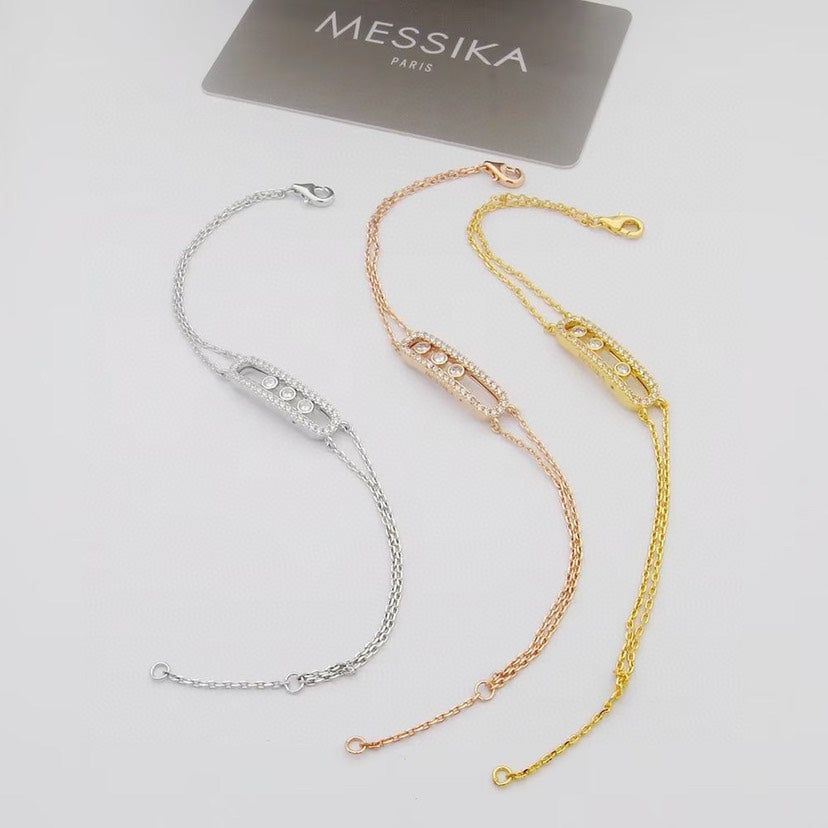 [OAKJURI Jewelry] Move Classique pavé bracelet