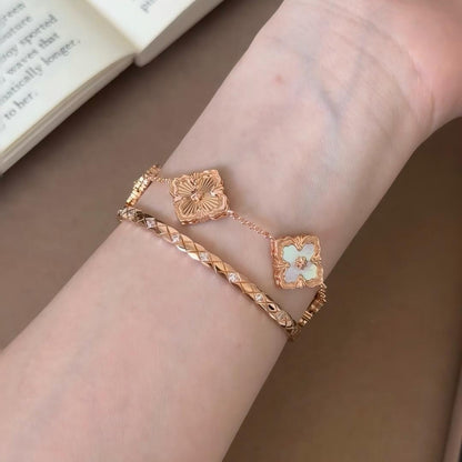 [OAKJURI Jewelry JEWELRY] OPERA 5 MOTIFS TULLE ENAMEL BRACELET