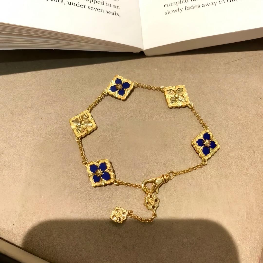 [OAKJURI Jewelry JEWELRY] OPERA 5 MOTIFS TULLE ENAMEL BRACELET